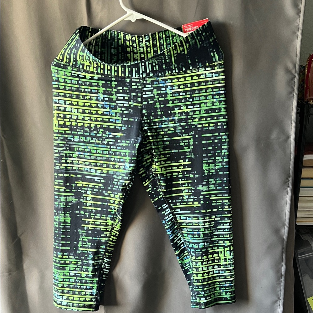 Champion Women’s Leggings - Neon Green and Black